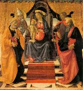 GHIRLANDAIO, Domenico Madonna and Child Enthroned with Saints Germany oil painting artist